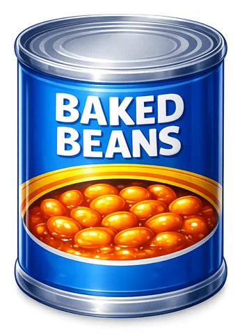A tin of Baked Beans